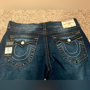 NEW “DARK GLACIAL RICKY BIG T FLAPS” true religion jeans.